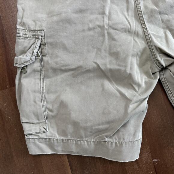 Polo Ralph Lauren Shorts Mens 38 Khaki Green Cargo Polo 67 Chino 100% Cotton - Picture 15 of 16
